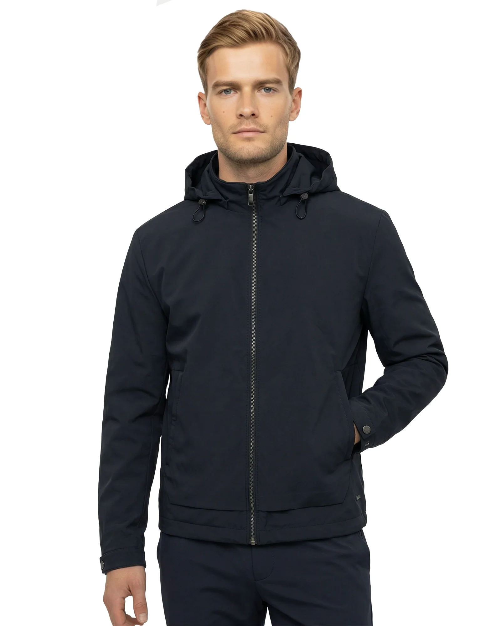 Luxe Panel Jacket - Navy - Image 2