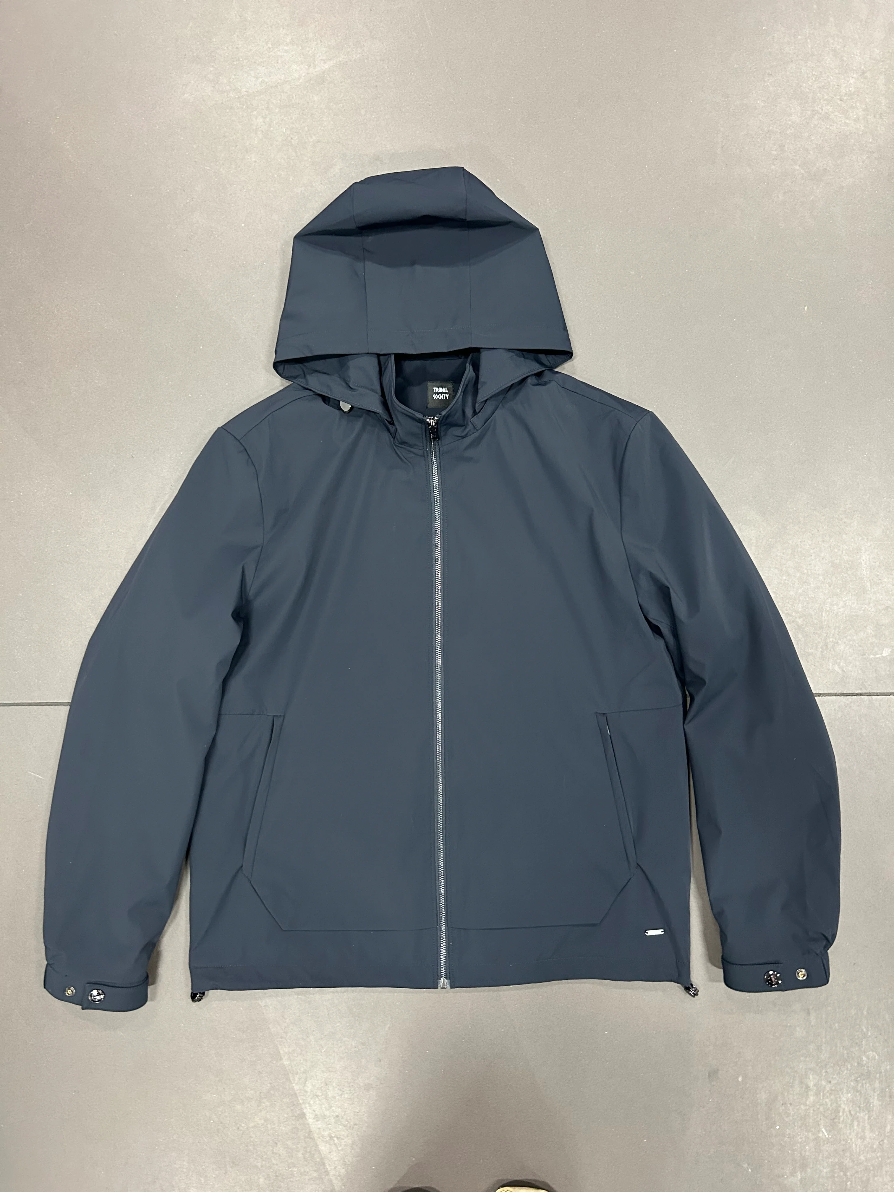 RESELL: Navy Panel Jacket, Medium