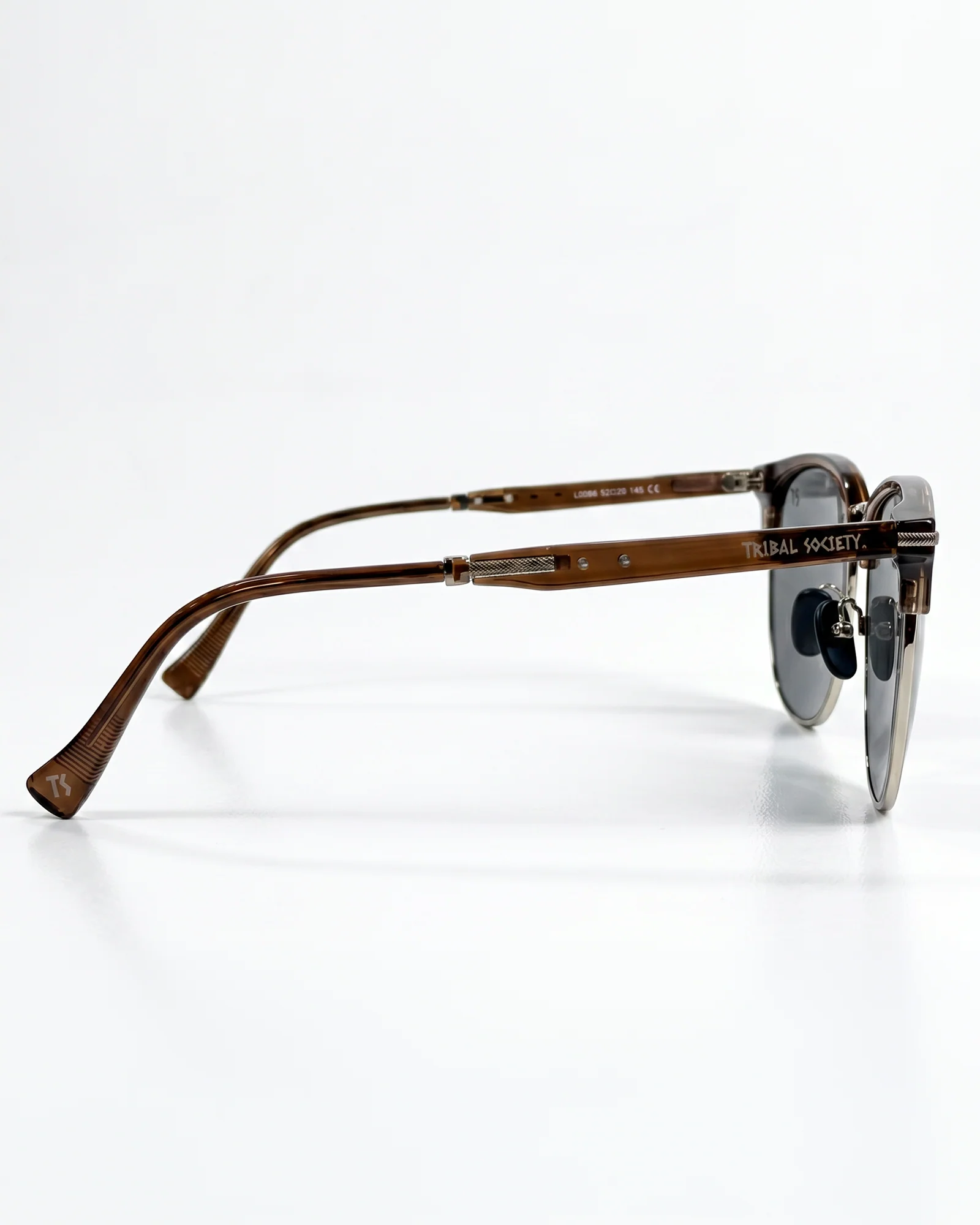 TS25 Sunglasses - Brown/Silver - Image 3
